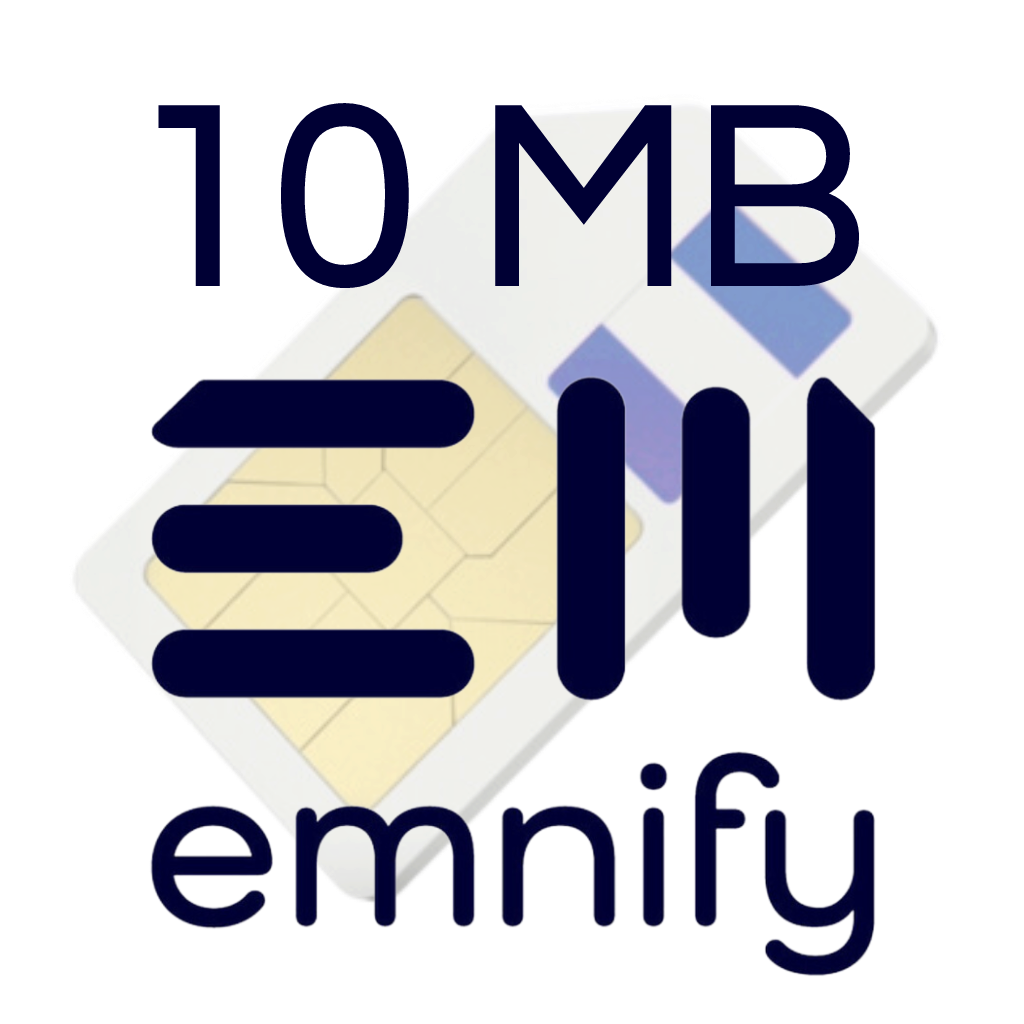 Plan mensual de data EMnify (10MB)