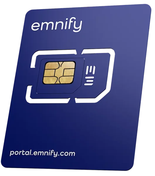 Tarjeta SIM EMnify (plástico)